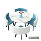 Modern Marble Top (MDF)Dining Table and Chairs Set 5pc - PreOder Sales Now Open