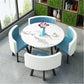 Modern Marble Top (MDF)Dining Table and Chairs Set 5pc - PreOder Sales Now Open