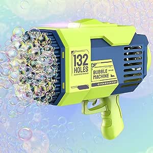 132 Hole Bubble Machine，Bazooka Bubble Gun