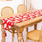 Christmas Table Runner - Table Runners for Dining Room, Snowflake Dining Cloth for Xmas Table Decorations