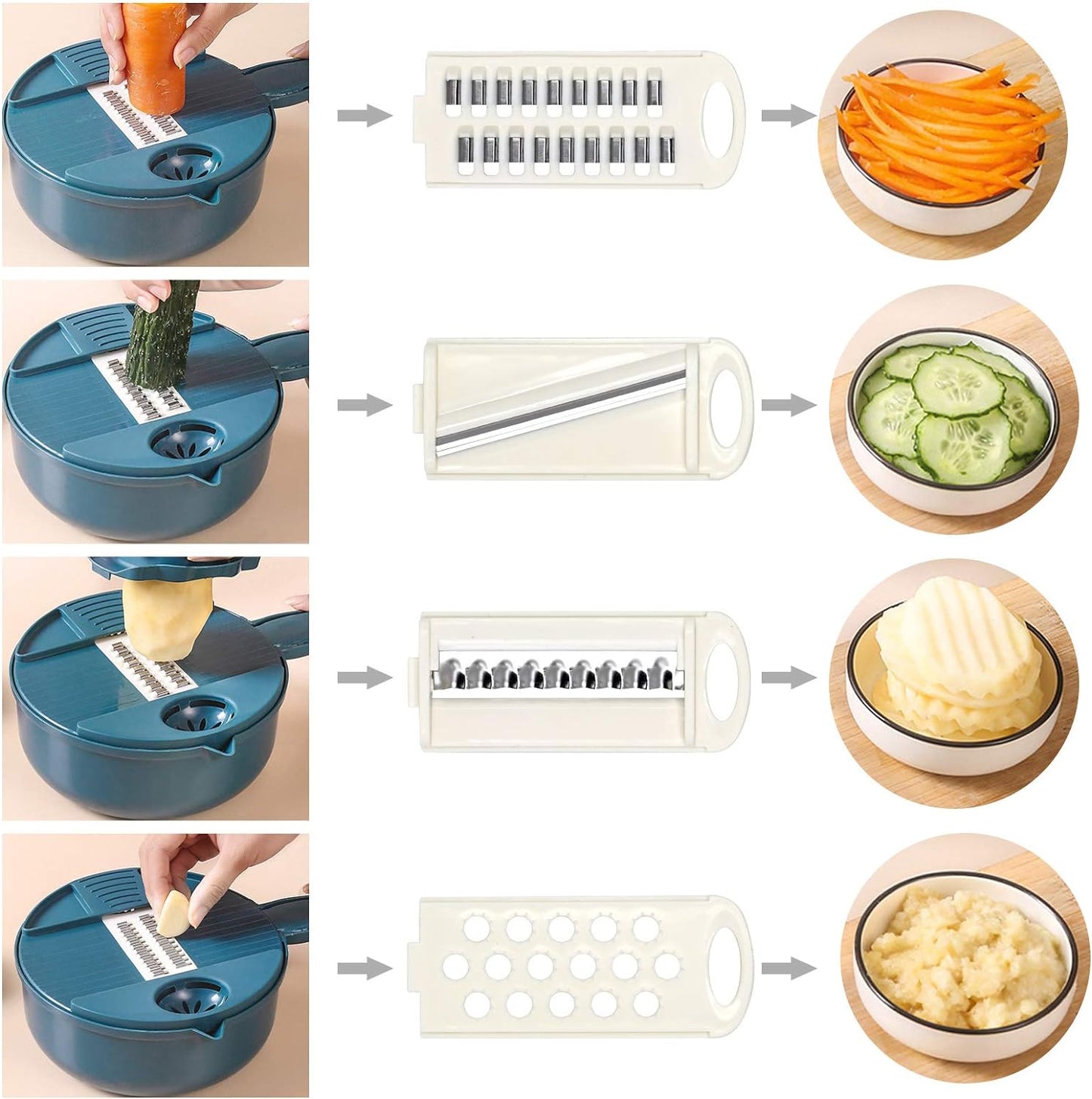 13 in 1 Vegetable Mandoline Slicer