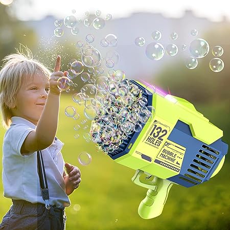 132 Hole Bubble Machine，Bazooka Bubble Gun