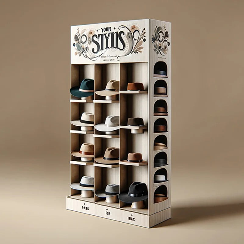 PopUp Wall Standing Display For Hats & Caps 5pc Set - PreOrder Sales Now Available!