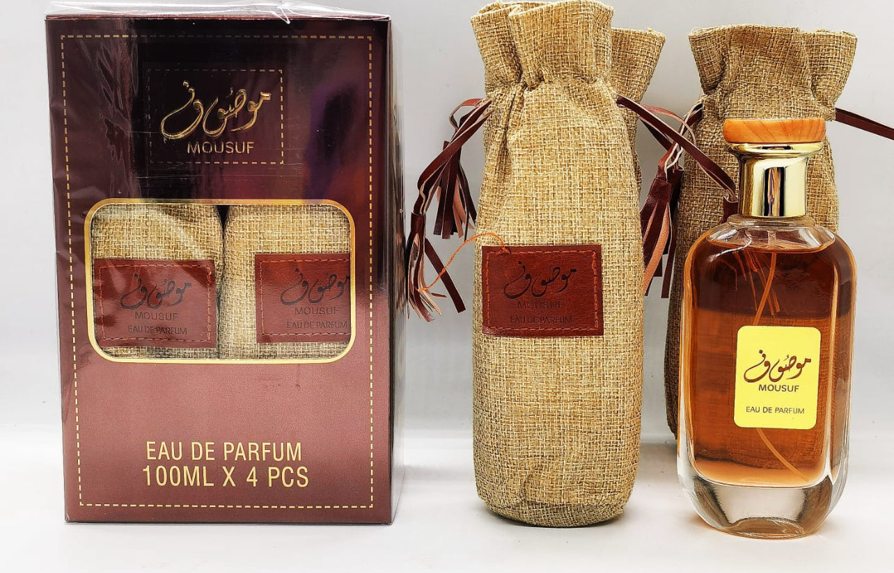 Mousuf Eau De Parfum(Unisex)by Ard Al Zaafaran x 4pc - 100ml