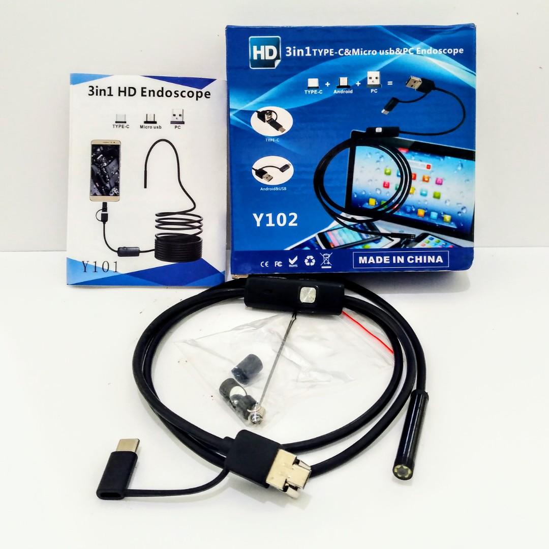 USB Endoscope (for Old Android, Windows, and Mac OS Only!) HD