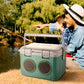 21L Cooler Box with Speaker, Portable PE Insulated Ice Box Cooler-PreOrder Sales Only!