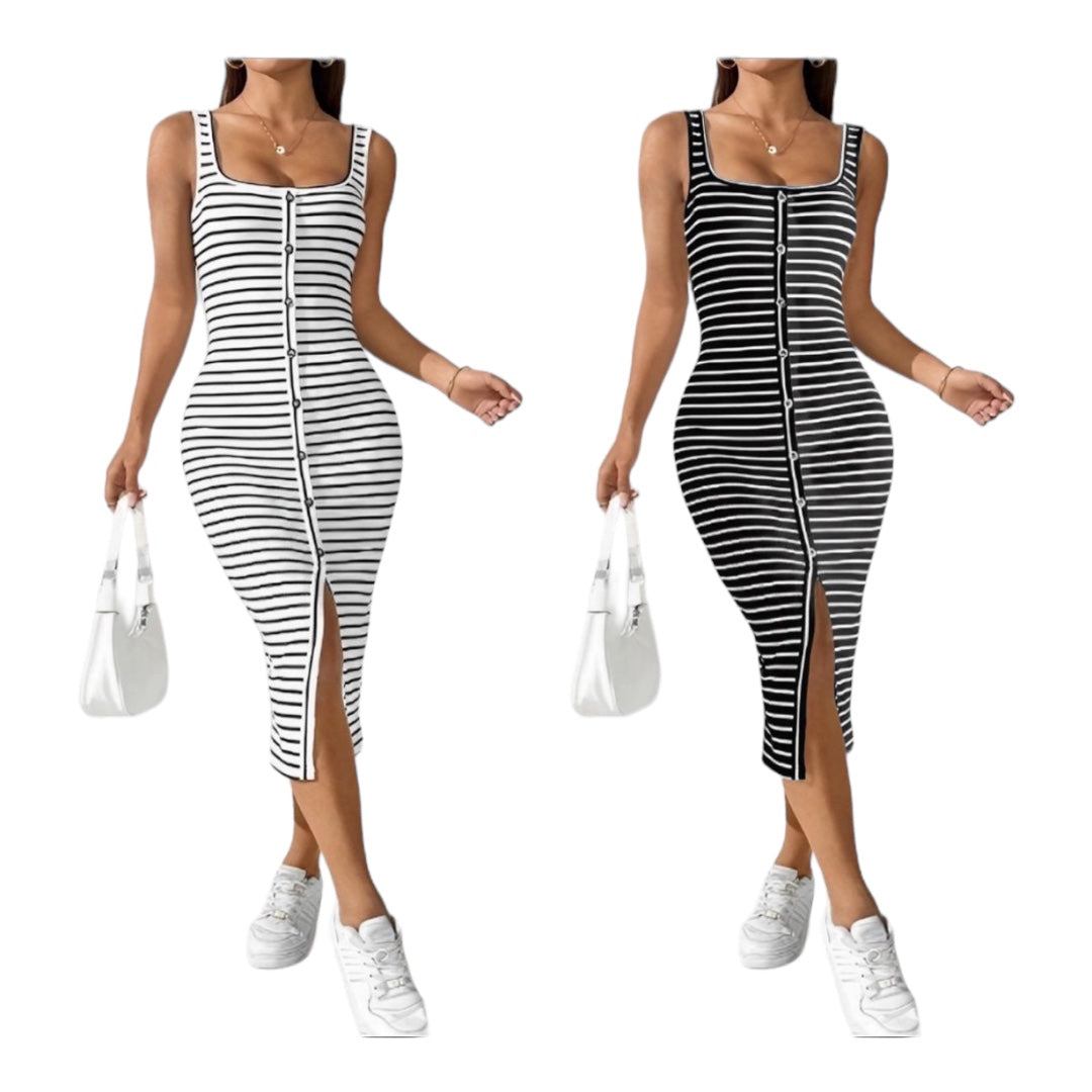 Women’s Summer Casual Striped Dress