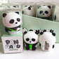 Cute Panda Pencil Sharpener Kawaii Stationery Silicone Single Hole Manual Pencil Cutter Student Kids Gift School Office Supplies