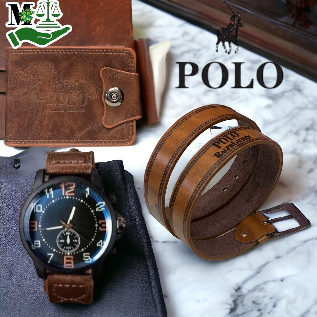 Valentines Men’s Gift Sets - Belt,Wallet & Watch