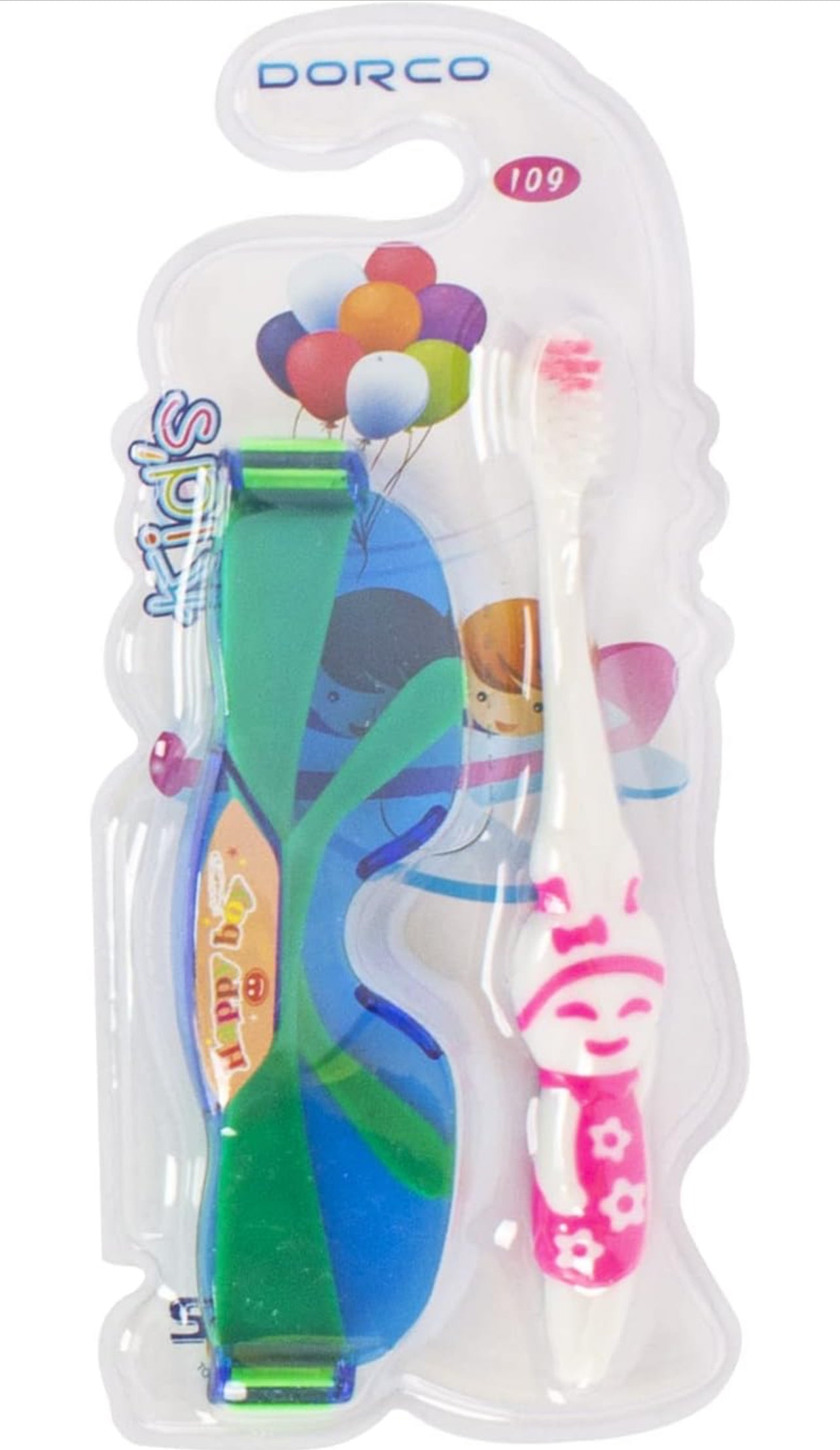 Dorco Kids Toothbrush Inc Sunglasses Various Colour Combinations.