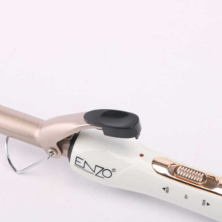 ENZO High Quality LED Display Barrel Hair Curling Iron Professional Salon Use Electric Spin Hair Curler