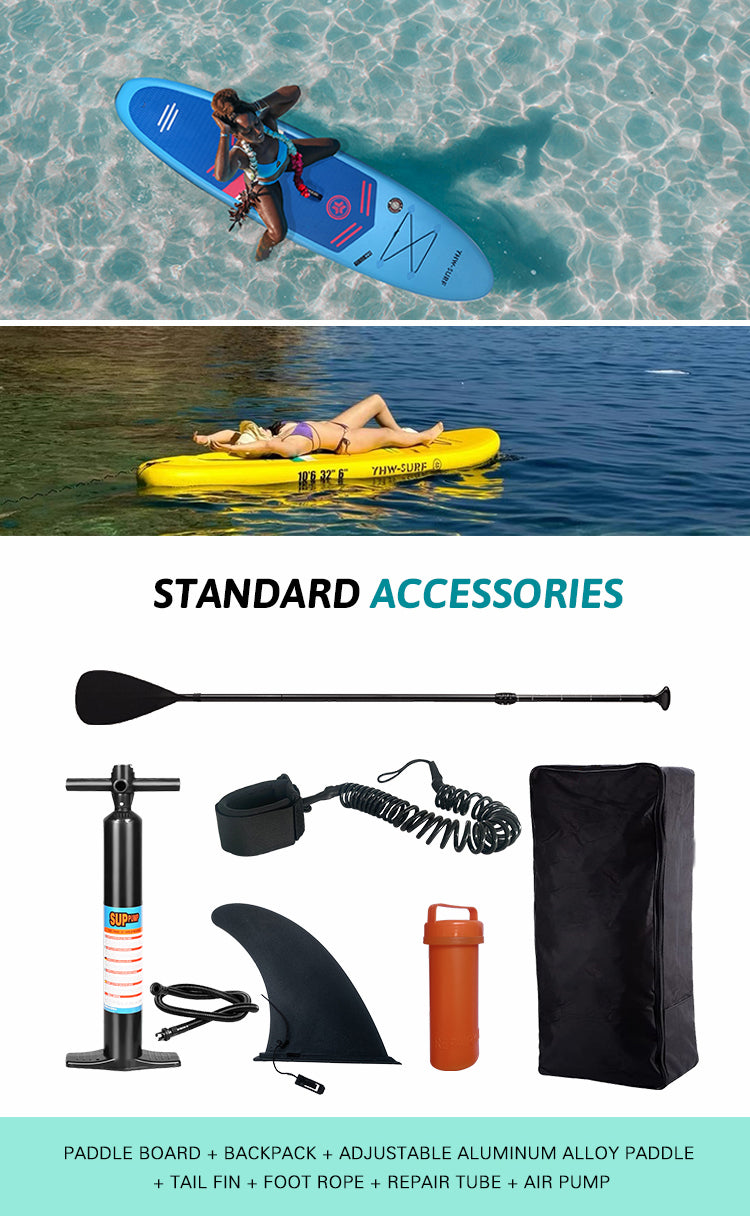 Inflatable Stand Up Paddle Board Kits 10.6inch Minimalist Series