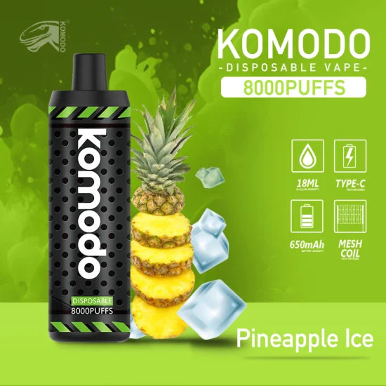 KOMODO 8000Puffs Disposable Vape 50MG – Megamall Online Store