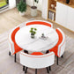 Modern Marble Top (MDF)Dining Table and Chairs Set 5pc - PreOder Sales Now Open