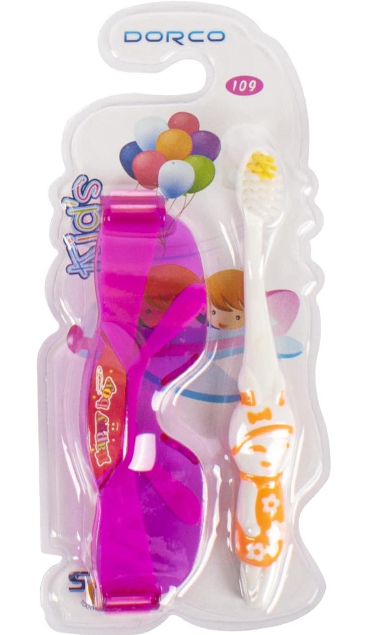 Dorco Kids Toothbrush Inc Sunglasses Various Colour Combinations.