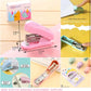 Cartoon Mini Stapler Plastic Mini Stapler School Book Sewer Office Binding Stapler Paper Stapler