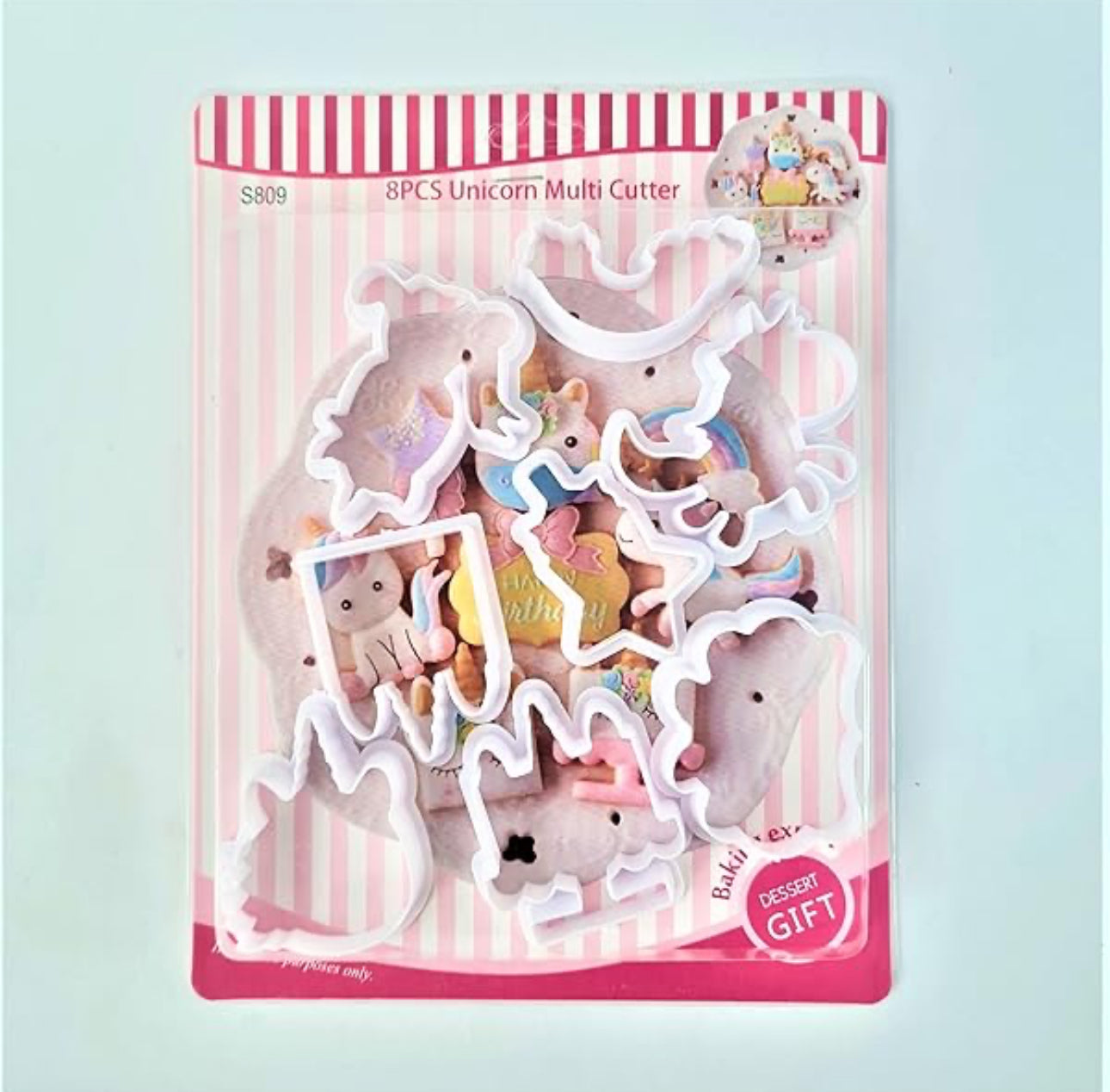 Unicorn Multi Cake Cutter 8pc