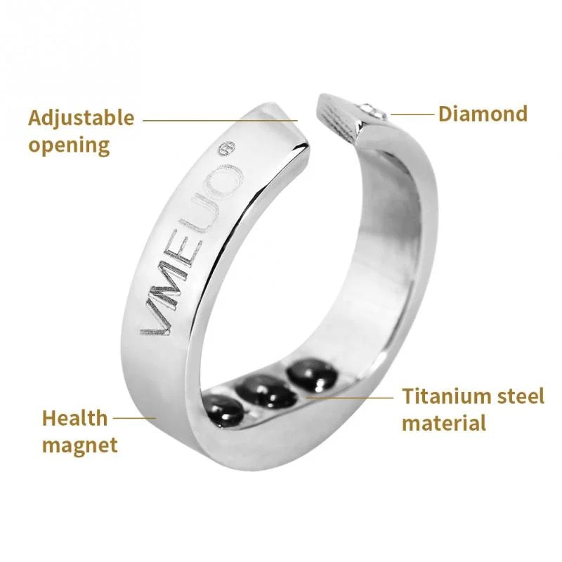 Anti Snoring Ring, 4 Sizes Anti Snoring Ring Stopper Sleeping Breath Aid Acupressure Treatment Stop Snore Device