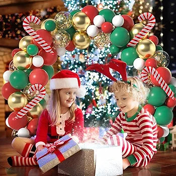 Christmas Balloons Garland/Arch Kit