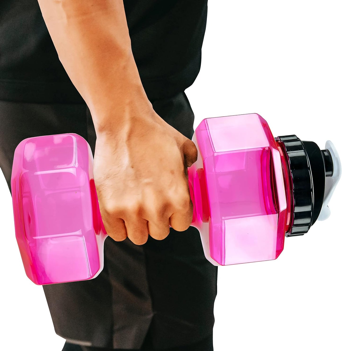 1Pc Water Dumbbell Style Water Bottle