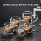 Double Wall Glass Insulated Coffee Mug