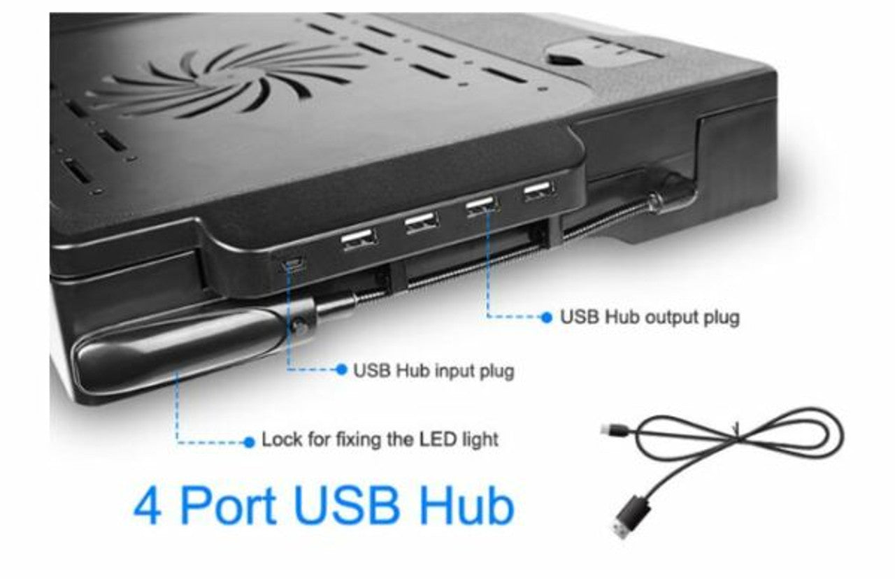 Laptop Table with 4 Port USB Hub