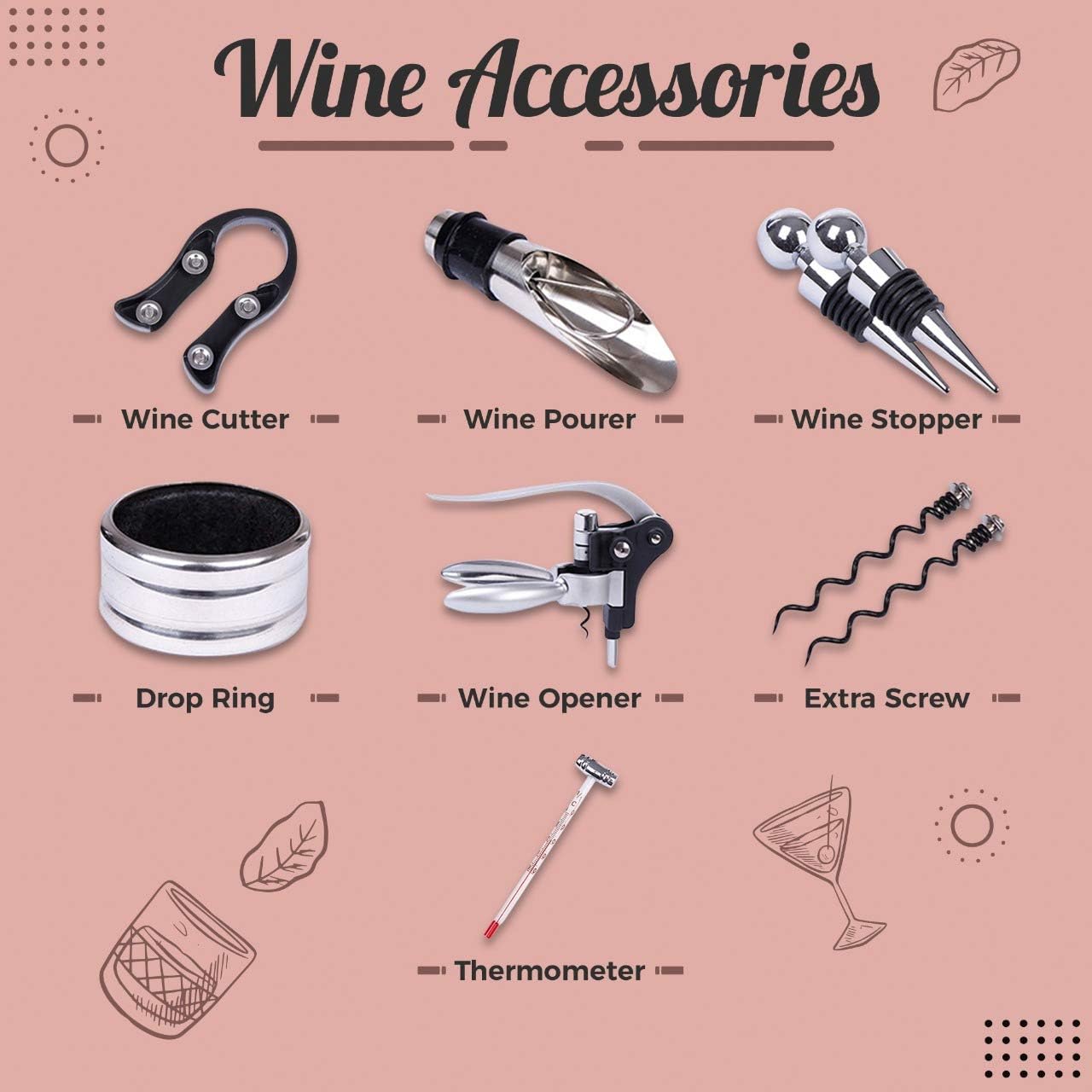 Wine Opener Set  & Chess Set 2:1