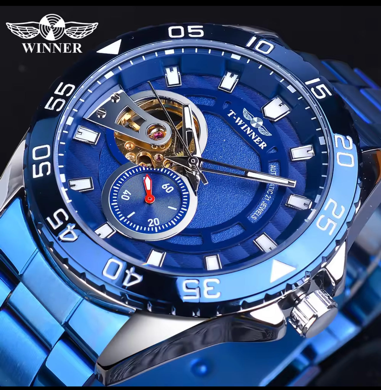 WINNER Men’s Fashion and Leisure Hollow Mechanical Movement Automatic Mechanical Watch — Various Models PreOrder Sales Now Available!