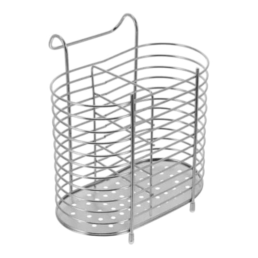 Utensil Rack Drainer Basket Holder Stainless ,Drain Hooks Storage Kitchen Fork Draining Case Spoon