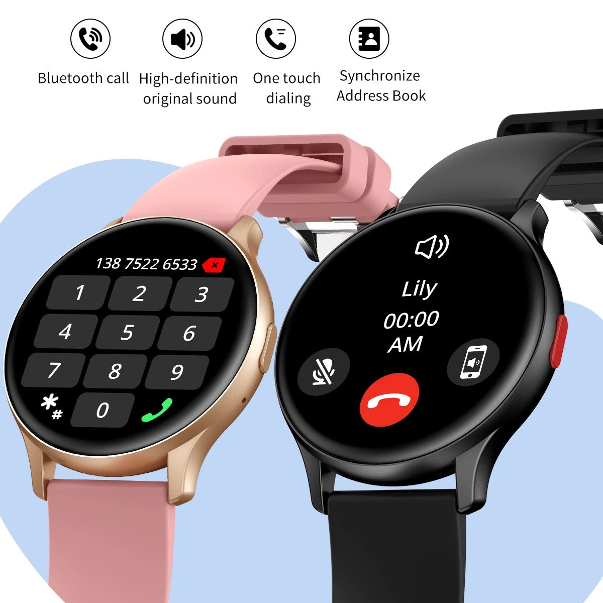 SENBONO Max11 Amoled Unisex Smart Watch For Both Women/Men