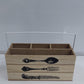 Wooden Cutlery Box