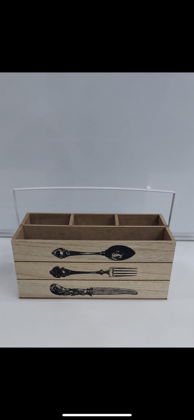 Wooden Cutlery Box