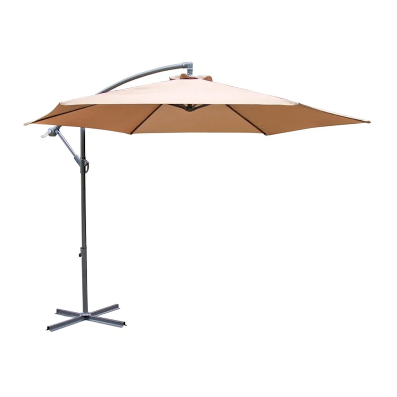 Black Friday Deal Outdoor Cantilever Umbrella Available In Red & Beige