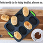 Bread Pan Baguette Tray, Non-Stick Cake Molds, Mini Loaf Pan, Perfect Pan, 8 Mini Loaves