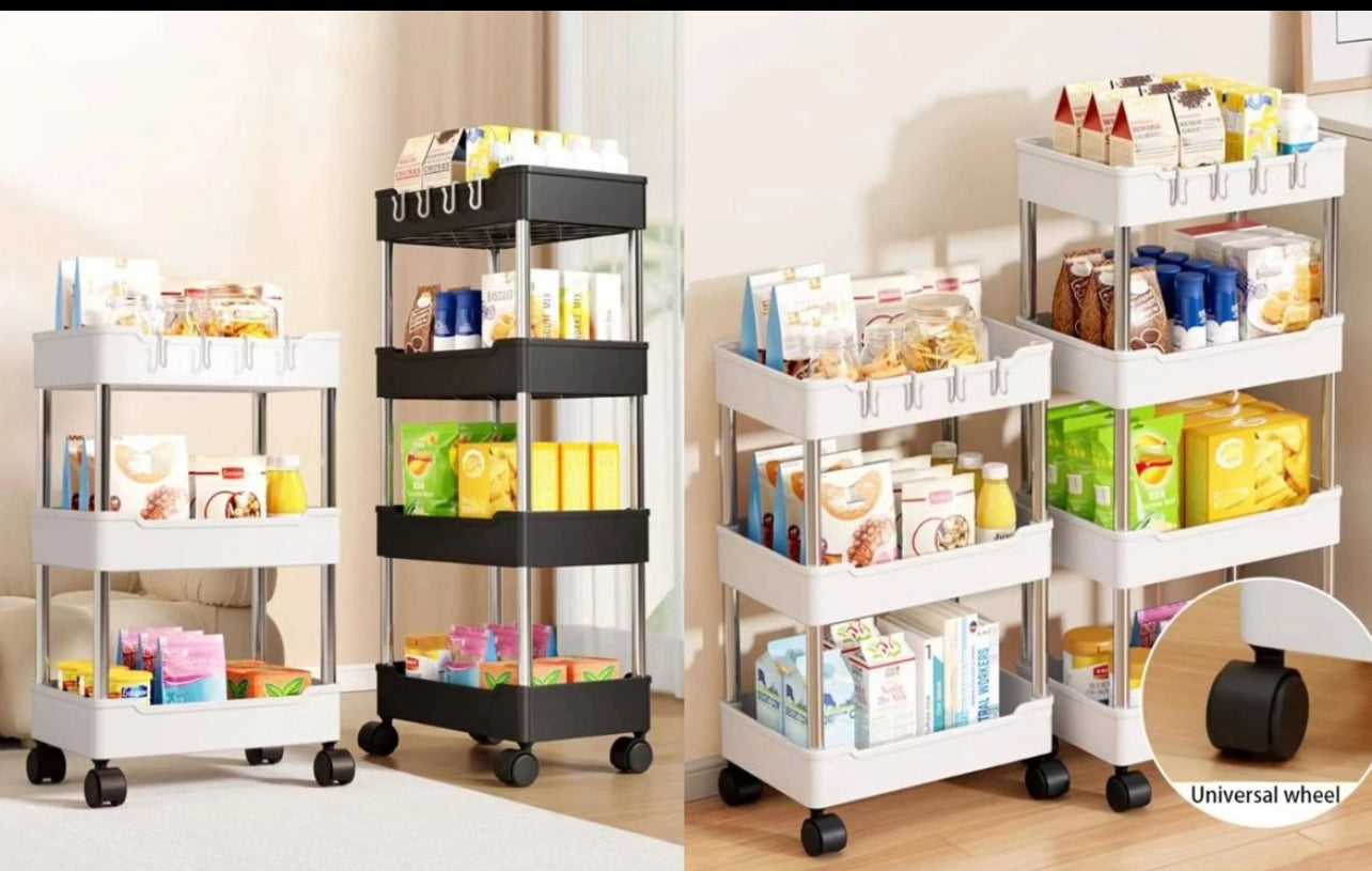 Kitchen Trolley 3 Tier Stainless Steel