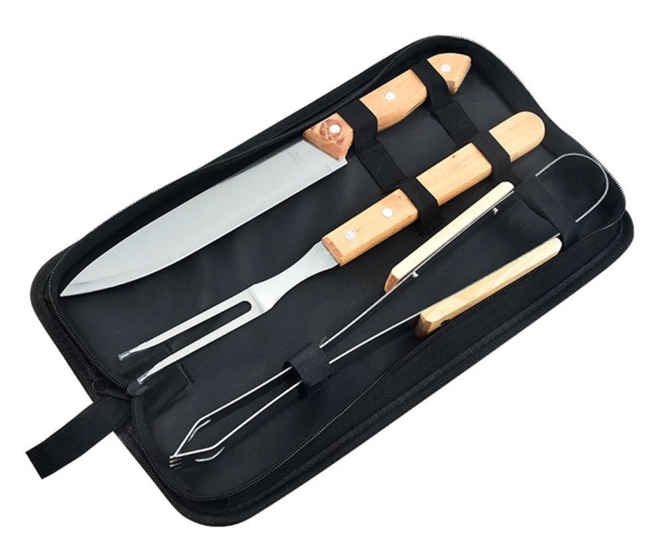 Stainless Steel Braai Utensil Set 3 & 4pc Sets