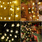 Christmas Solar Star Shaped Fairy Lights