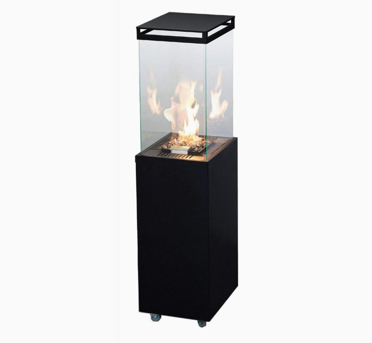 Outdoor Patio Gas Fireplace/Heater Black Only