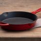 Enamelled Cast Iron Cookware Set Red - 8ps