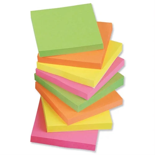 Sticky Notes Pad of 100 Sheets 7 Assorted Pack