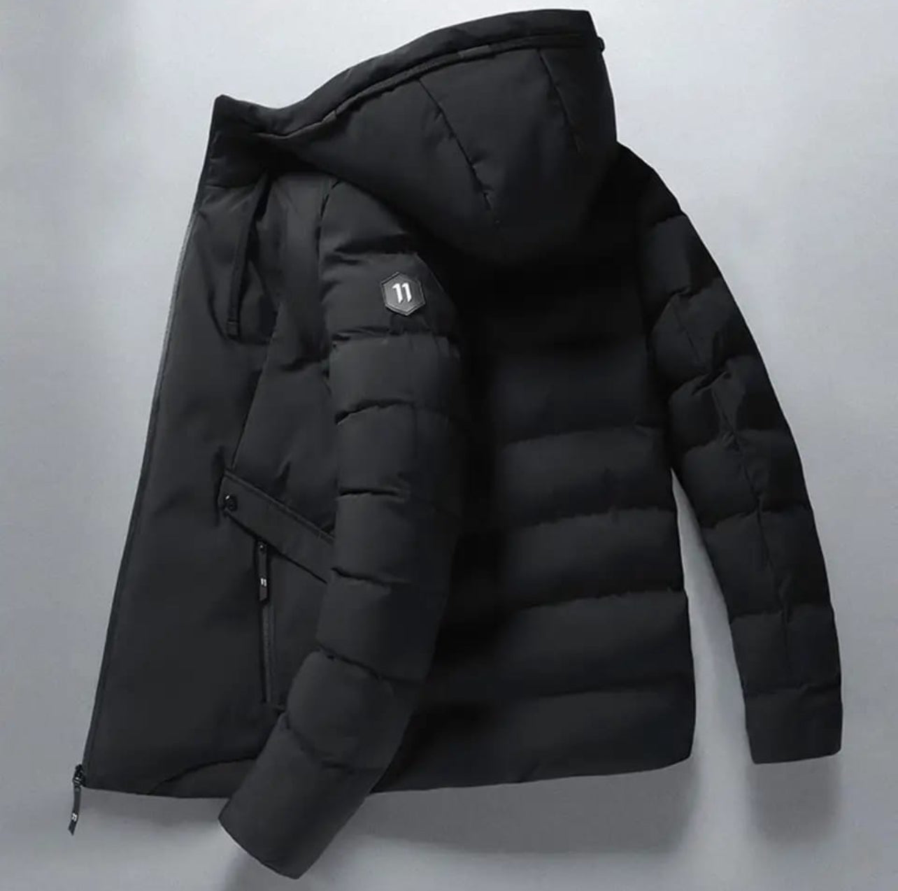 Men’s Warm Puffer Jackets With Hoodie