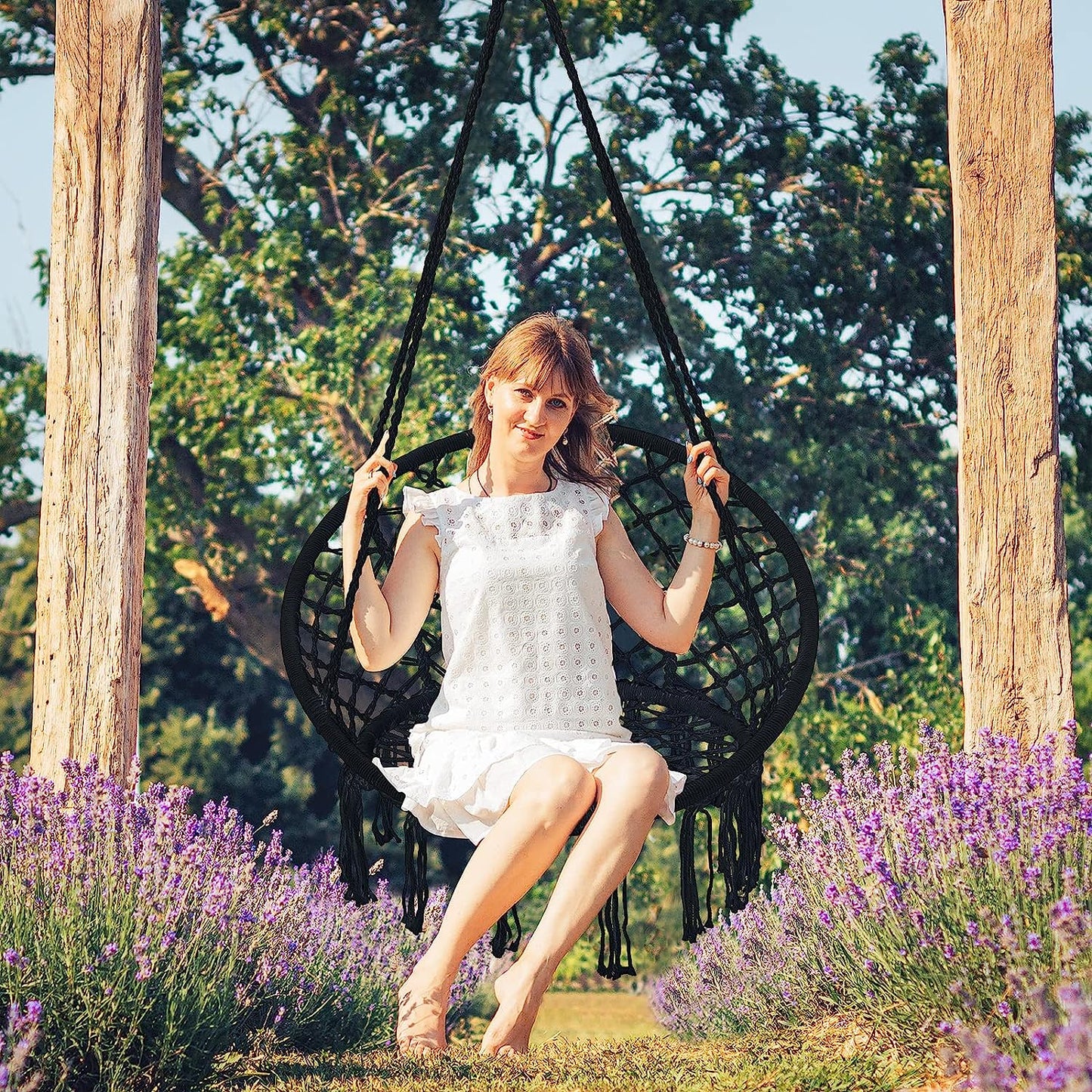 Hammock Swing Chair with Tassels