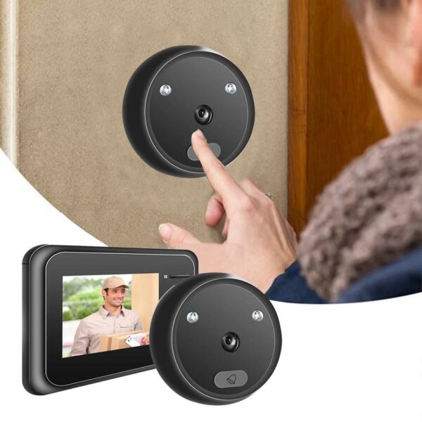 Digital Peephole Viewer Doorbell 2.4 inch Screen IR Night Vision Electronic Door Eye Camera