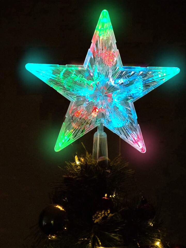 Christmas 15cm Tree Top LED Star Warm RG