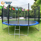 Round Outdoor Trampoline for Kids, Trampoline for Kids, Gymnastic, Fitness, Park, Large, Professional 2.44M