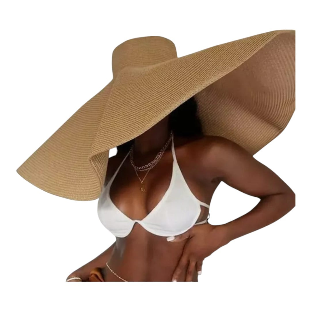 Oversized Hat Summer Women Hat Packable Big Wide Brim Sun Beach Hat Various Colours