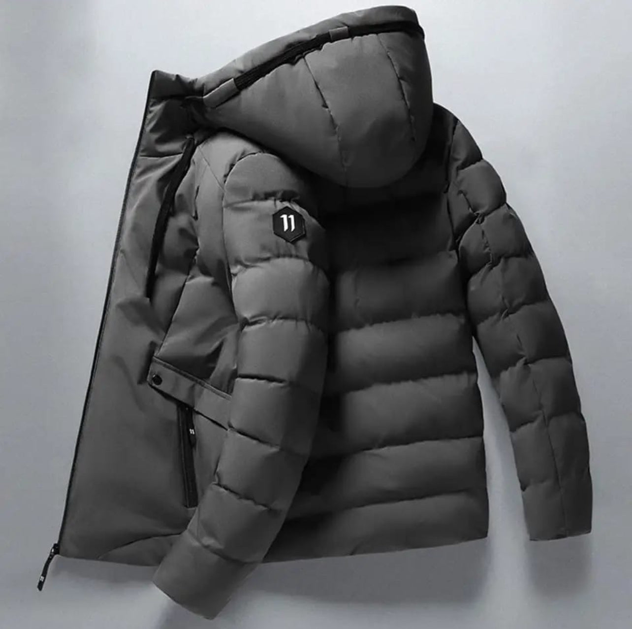 Men’s Warm Puffer Jackets With Hoodie