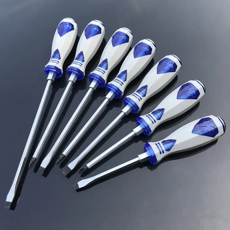 Screwdriver Set 6pc With Square Shafts - 5 Flat & 1 Philips