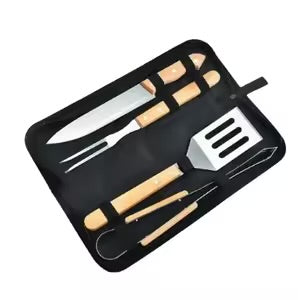 Stainless Steel Braai Utensil Set 3 & 4pc Sets