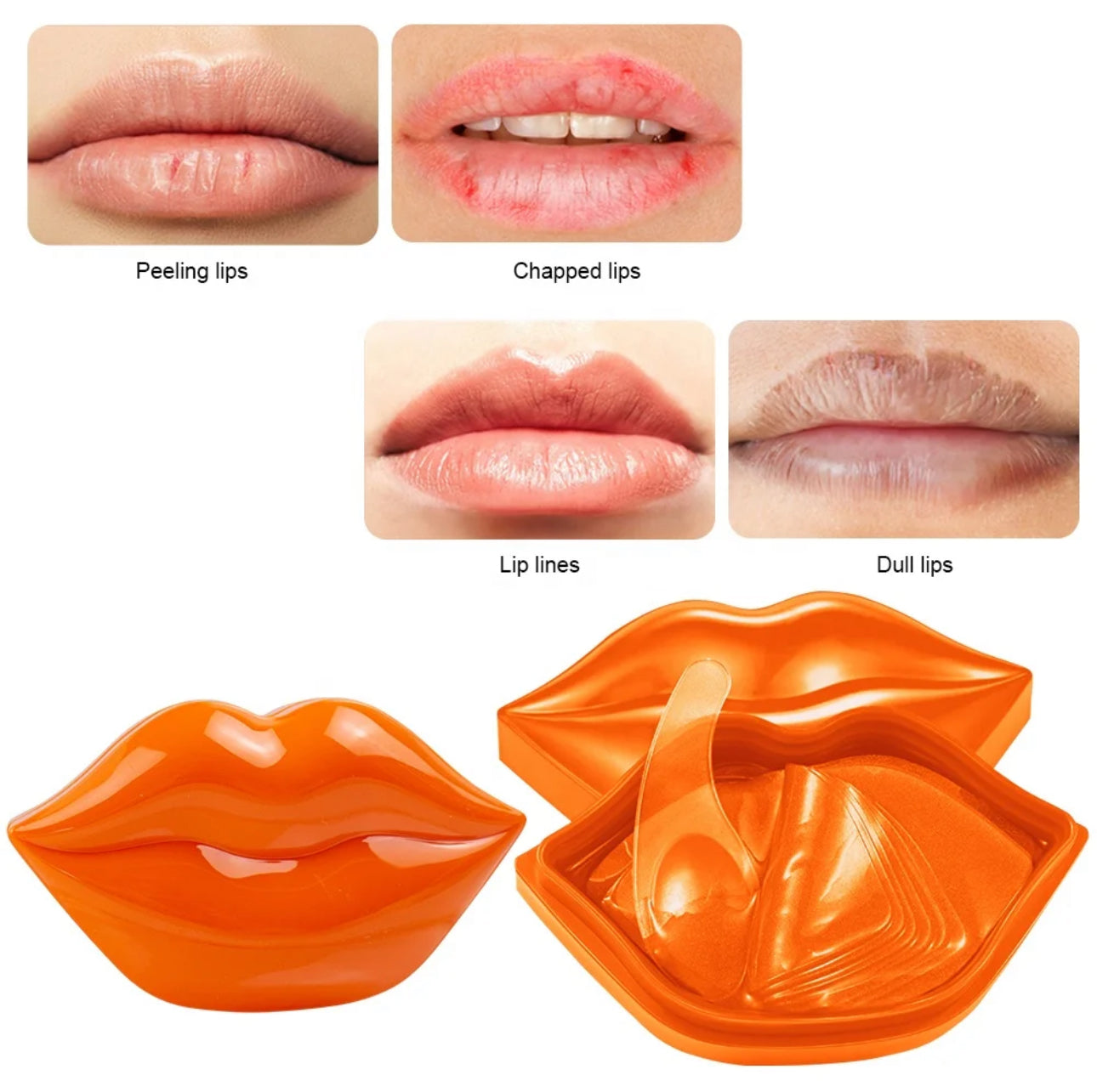 VC Lip Film Lip Care Lip Patches Moisturizing Hydrating Lip Wrinkles Fade Lip Gel Film